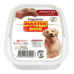 Master Dog Paté Adulto sabor carne 250 Gr