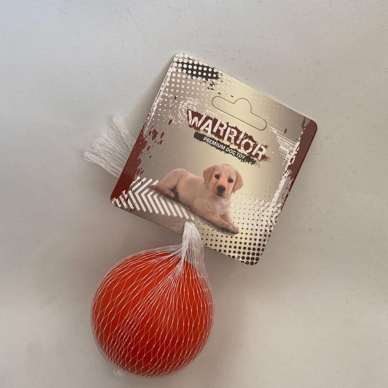 Bola Warrior maciza caucho de alta densidad 6 cm