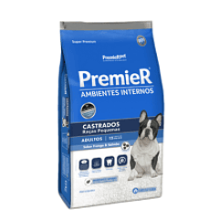 Premier Dog Adulto ambientes interiores castrados Pollo y Salmón 2.5 Kg