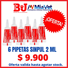 Sinpul Pipeta 2ml x 6 unidades