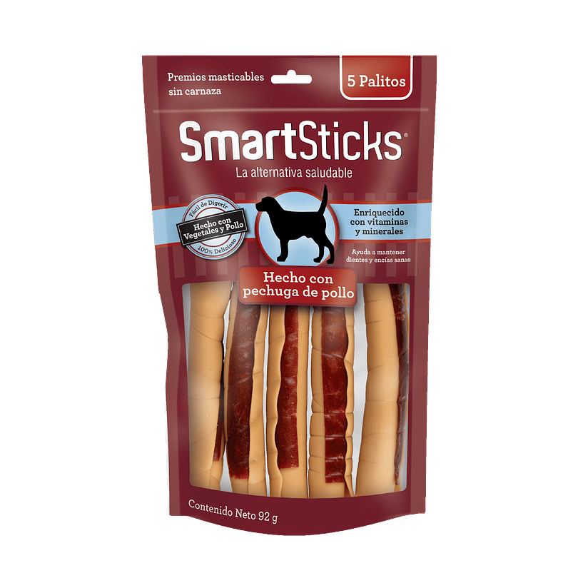 Smart Sticks Masticable Pollo (5) 1 U