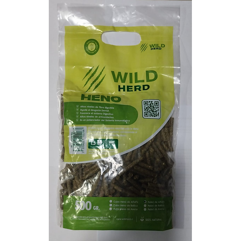 Wild Herd Pellet Heno Alfalfa 500 Gr