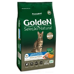Premier Golden Select Natural Gatos Castrados Pollo Calabaza Romero 10 KG