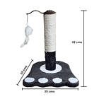 Rascador para Gatos Patita Con Juguete KF8040 2