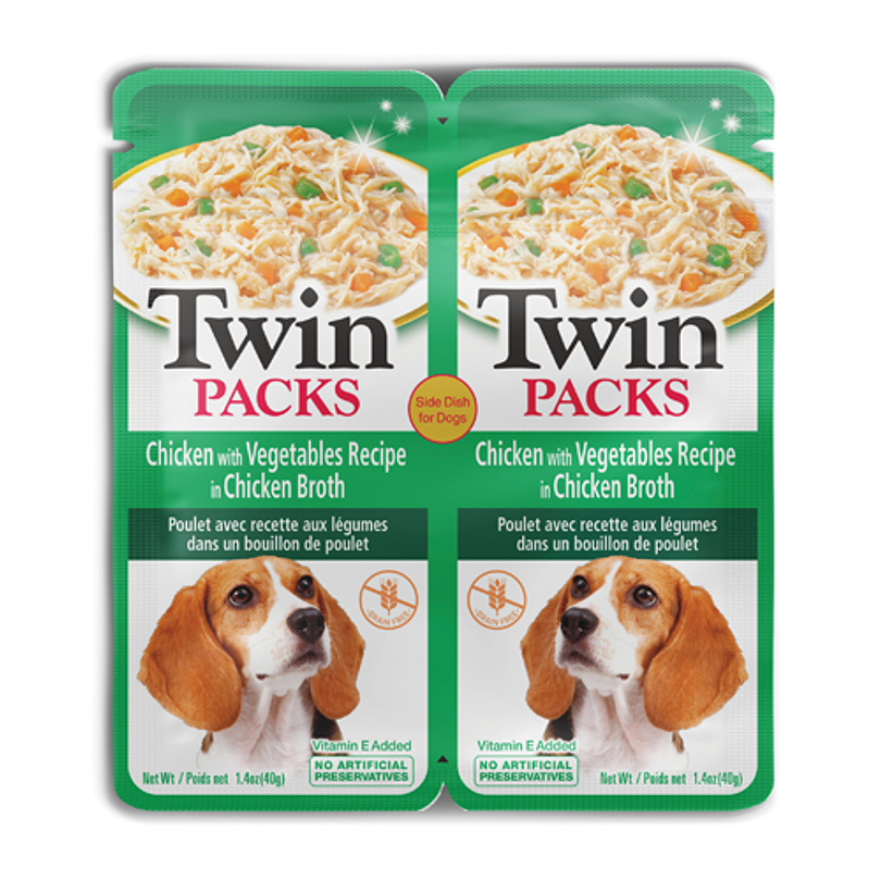 Churu twins packs Chicken with vegetables recipe canine 80 gr