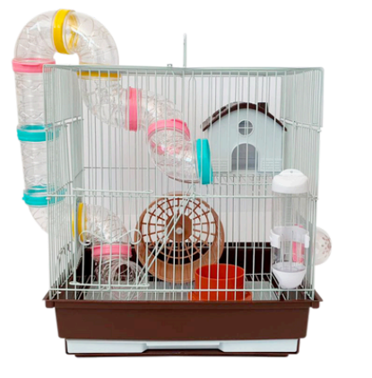 Terrarium 120x60x60 ALAMBER Hamsterkäfig „Star“ (50x28x27 Cm