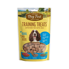 Dogfest Training Snack - Codorniz y semillas de chia 90 Gr