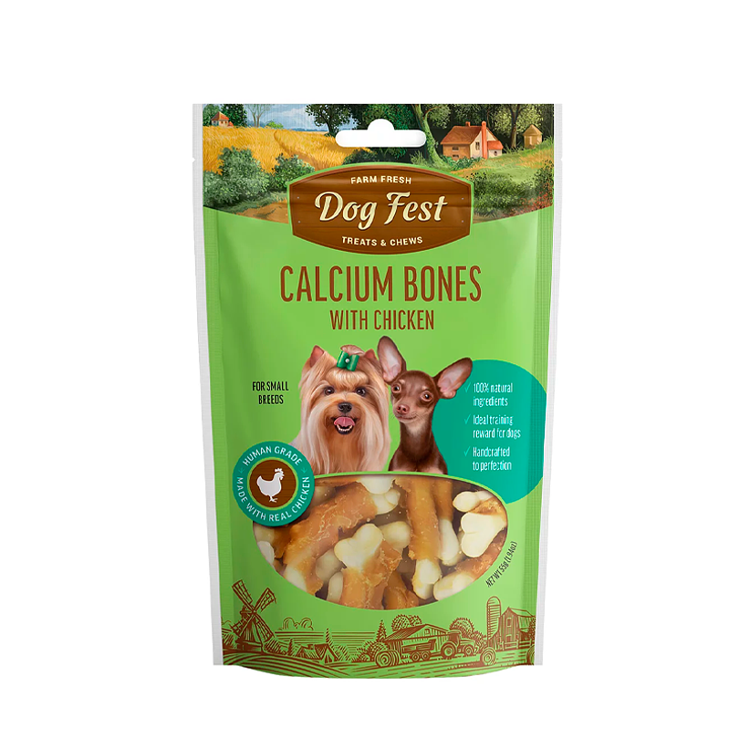 Dogfest Huesitos de calcio con pollo 55 Gr