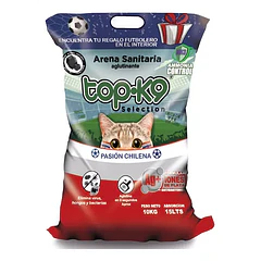 Topk9 Arena Aglut Con Iones de Plata Pasion Chilena 10 Kg