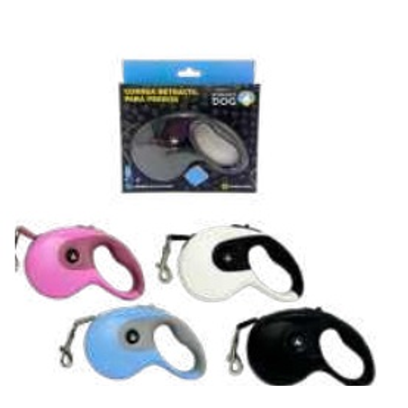 Correa Retráctil Para Perros 5 metros hasta 40 Kg.