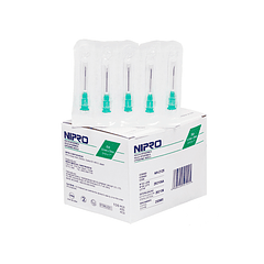 Aguja Hipodermica 21gx1