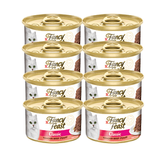 Pack Fancy Feast Mousse Carne 8 Unid.