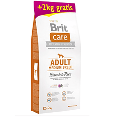 Brit Care Dog Hypoallergenic Adult Medium Breed Lamb 12+ 2 Kg