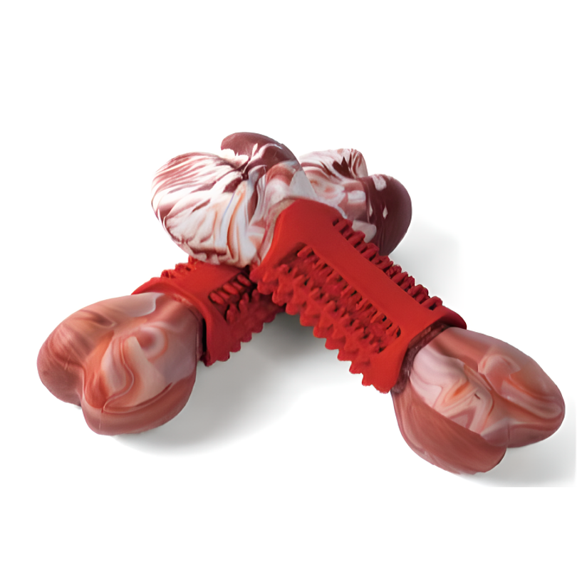 Juguete en Forma de Hueso de Caucho Duro 18 Cm