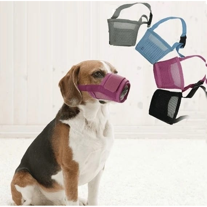 Bozal De Nylon Ajustable Con Velcro M 1