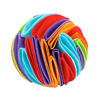 Pelota Olfativa Arcoiris Para Perros y Gatos 2