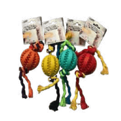 Juguete Bola Con dientes y cuerda