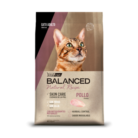 Balanced Natural Recipe  Pollo Gato Adulto 3 Kg