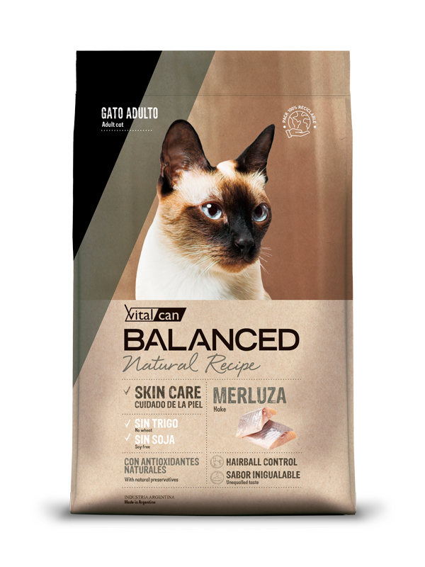 Balanced Natural Recipe Gato Merluza 7.5 Kg
