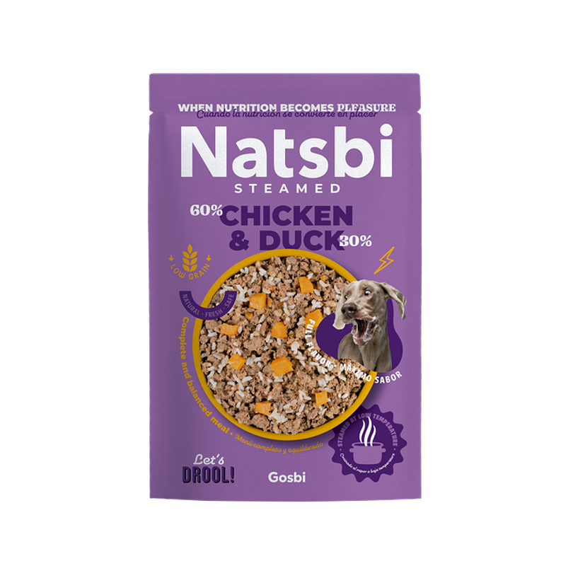 Natsbi Steamed Chicken & Duck  500 Gr 2