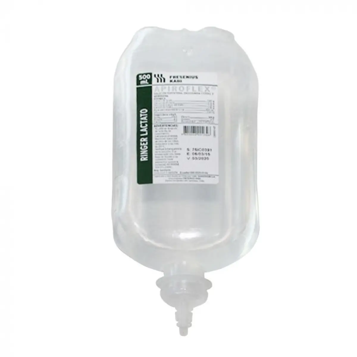 Suero Ringer Lactato 500 Ml | PET BJ