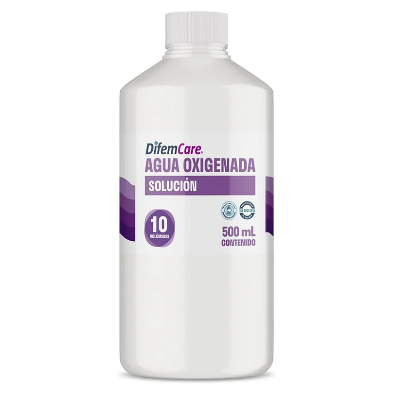 Agua Oxigenada 10 Volumenes 500 Ml