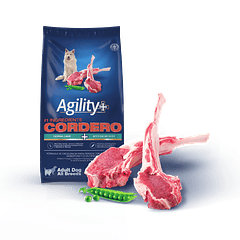 Agility + Perro Adulto Cordero 15 Kg 