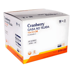 Gasa Esteril No Tejida 10×10 Cm 50 Unid