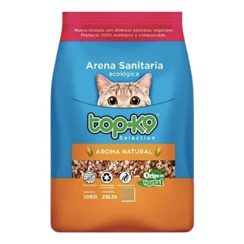 Topk9 Arena Ecologica Natural 10 Kg
