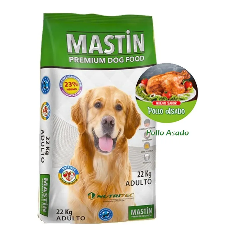Mastin Perro Adulto Pollo Asado 22 Kg