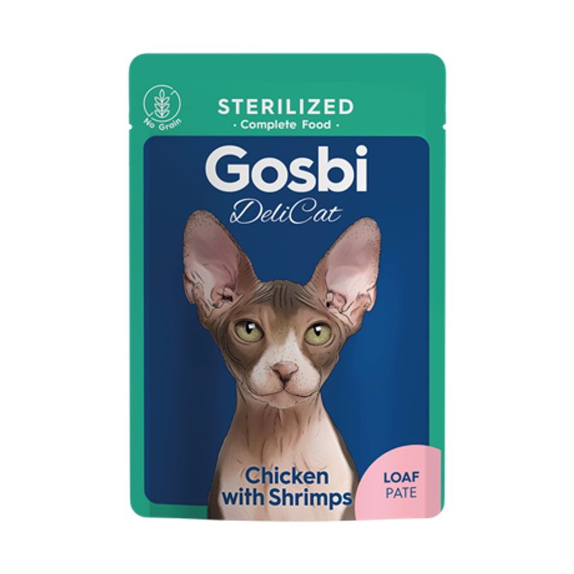Gosbi Delicat Adult Chicken With Shrimps  Loaf 70 Gr 2