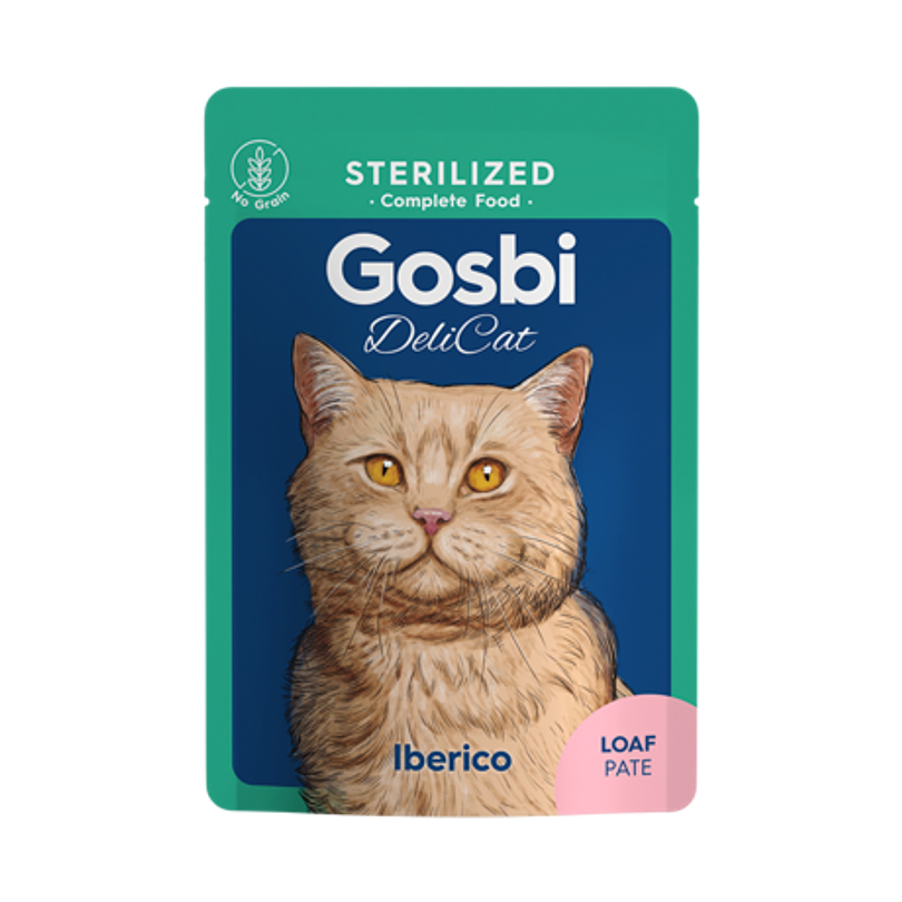Gosbi Delicat Adult Sterilized Iberico  Loaf 70 Gr 2