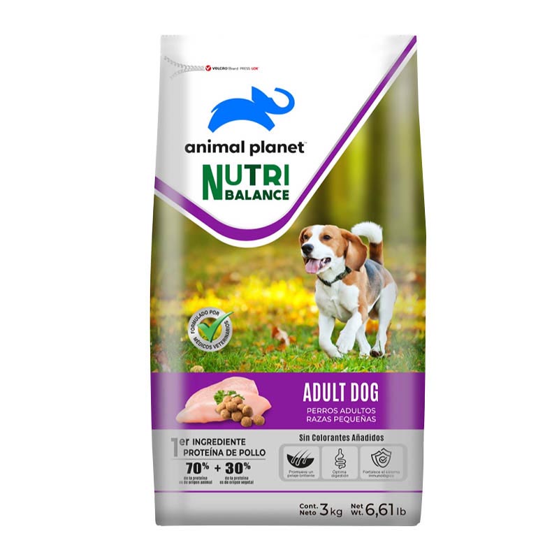 ANIMAL PLANET ADULTO PERRO RAZA PEQUEÑA 3KG