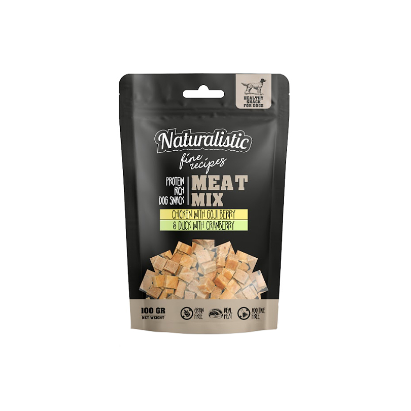 Naturalistic Meatmix Chicken Goji Berry & Duck Cranberry 100 Gr 1