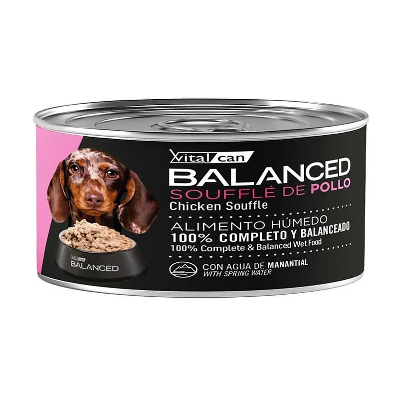 Balanced Lata Perro Cachorro Pollo 85 Gr