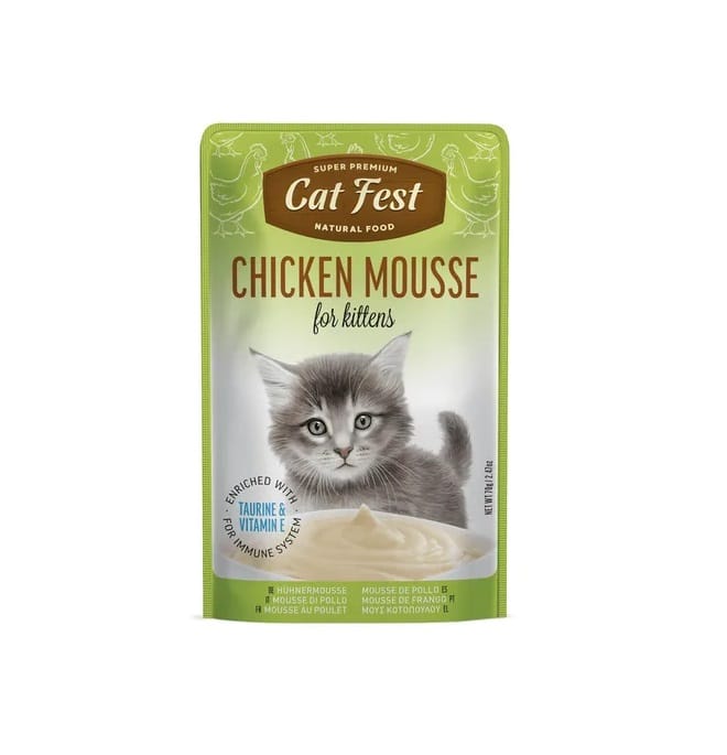Cat Fest Mousse de Pollo 70 Gr