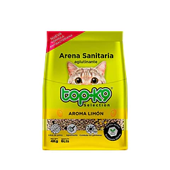 Topk9 Arena Aglutinante Limon 4 Kg
