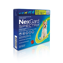 Nexgard Spectra De 7,6 A 15 Kg. 1 Comprimido