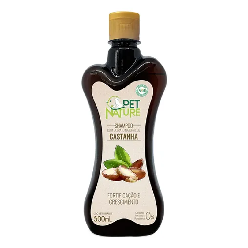 Petbrilho Shampoo Natureza Castaña 500 Ml 1