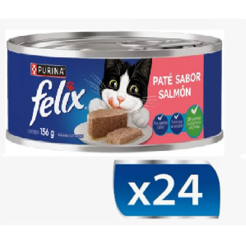 Pack 24 Latas Felix Pate Salmon 156 Gr 1