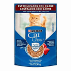 Cat Chow Esterilizado Carne 85 Gr. 1