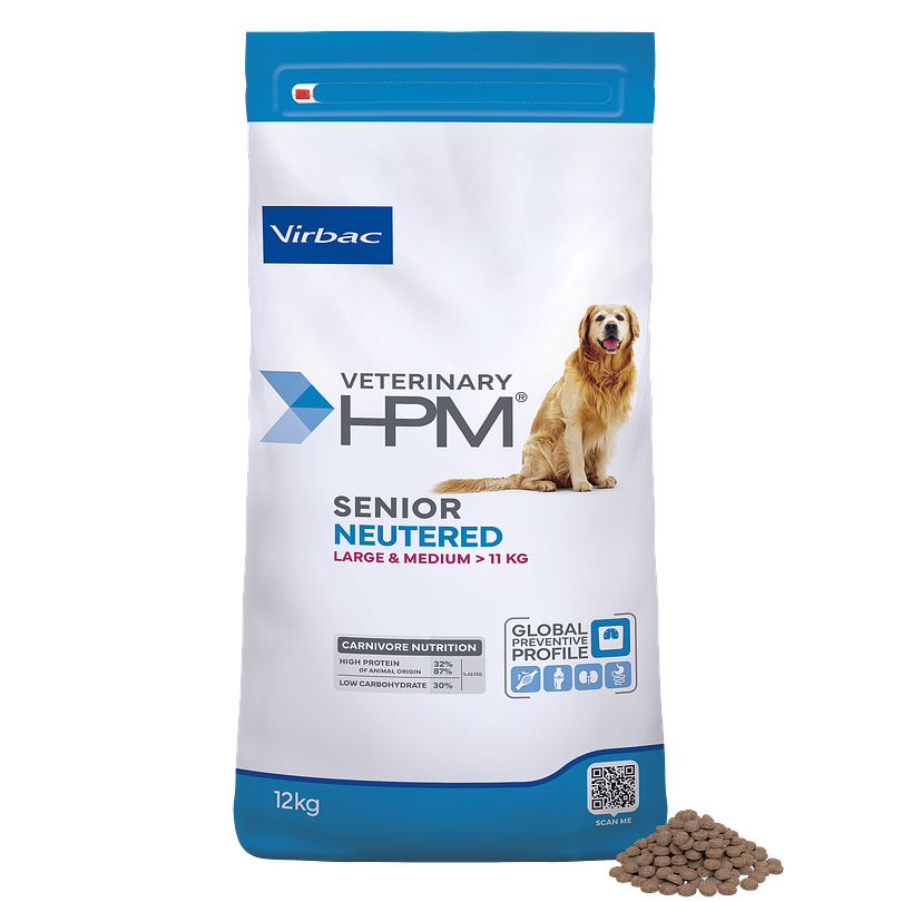 Hpm Virbac Senior Neutered Dog Large & Medium 12 Kg 1