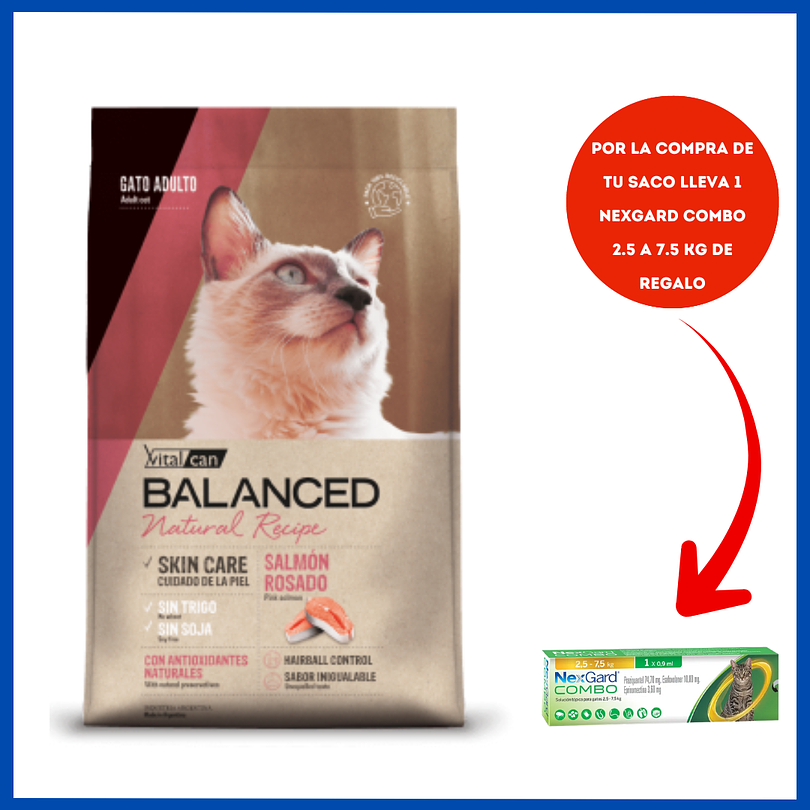 Balanced Natural Recipe Gato Salmon 7.5 Kg 1