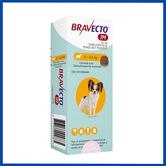 Bravecto  1 mes 45 Mg (2 - 4.5 Kg) 