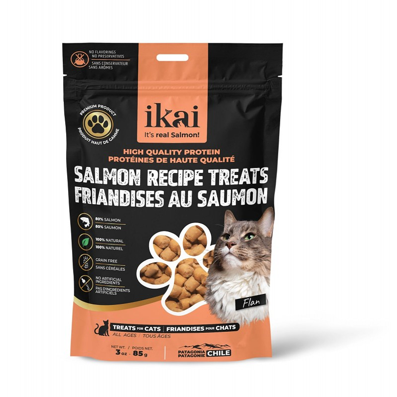 Ikai Snack Horneados de Salmón Para Gato 85 Gr