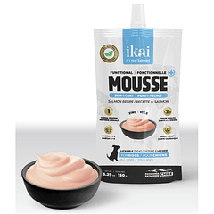 Ikai Mousse de Salmón Piel y Pelaje Para Perros 150 Gr