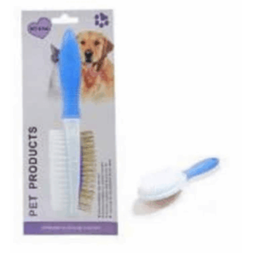 Cepillo Doble Grande Para Mascotas