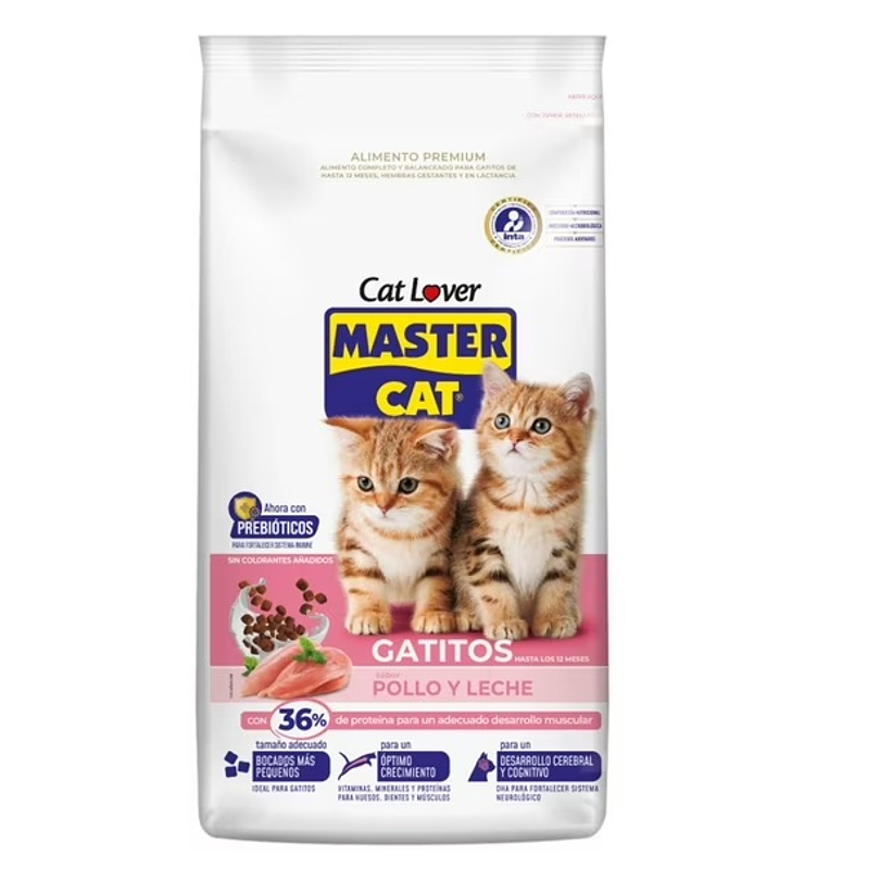 Master Cat Para Gatitos Pollo Y Leche 20 Kg.
