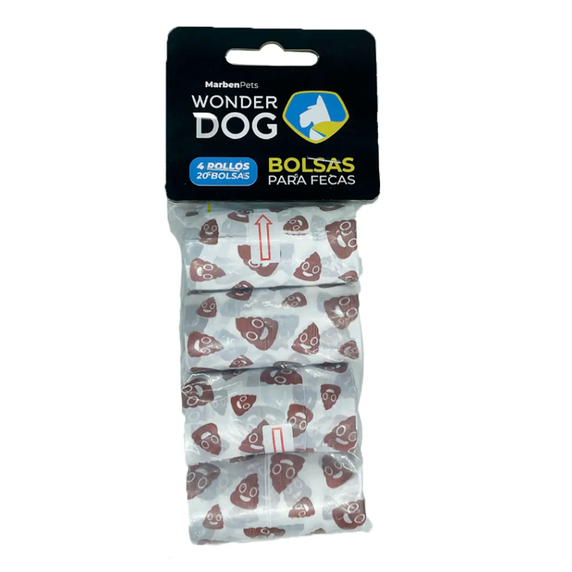 Bolsa Fecas Diseño Emoji 4 Und