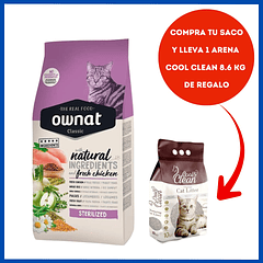 Ownat Classic Sterilized Cat 15 Kg